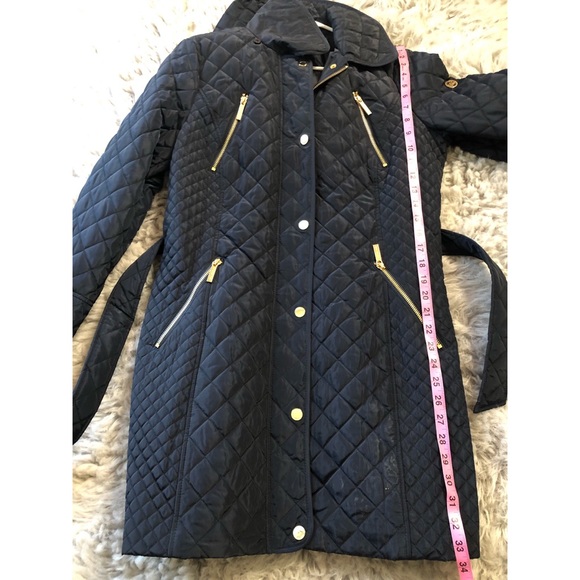 Navy Blue trench coat/ Rain Jacket - Picture 7 of 7